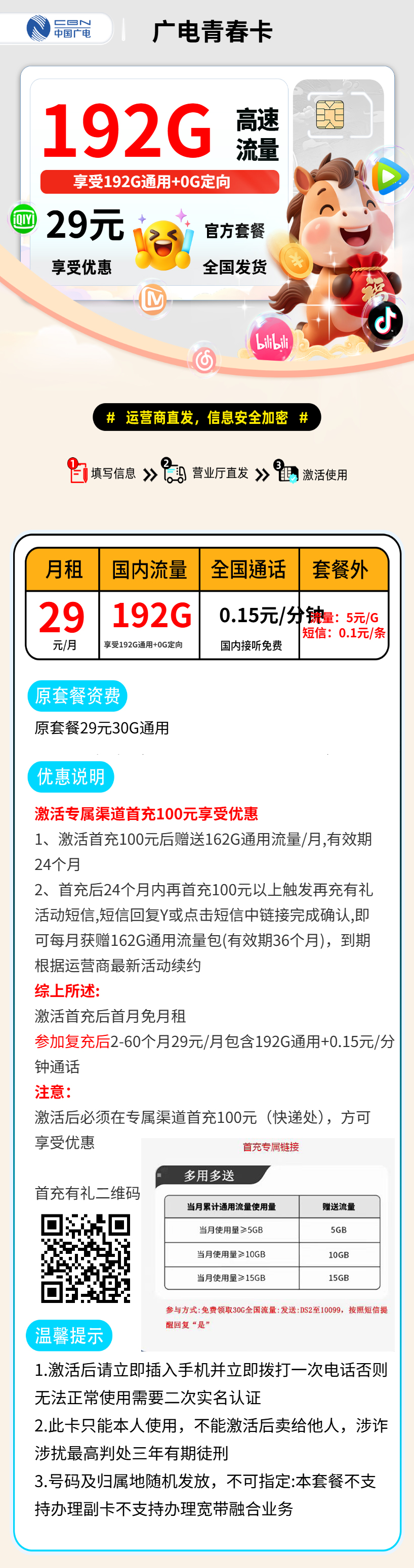 广电青春卡3.0【仅私域宣传】 详情图 2
