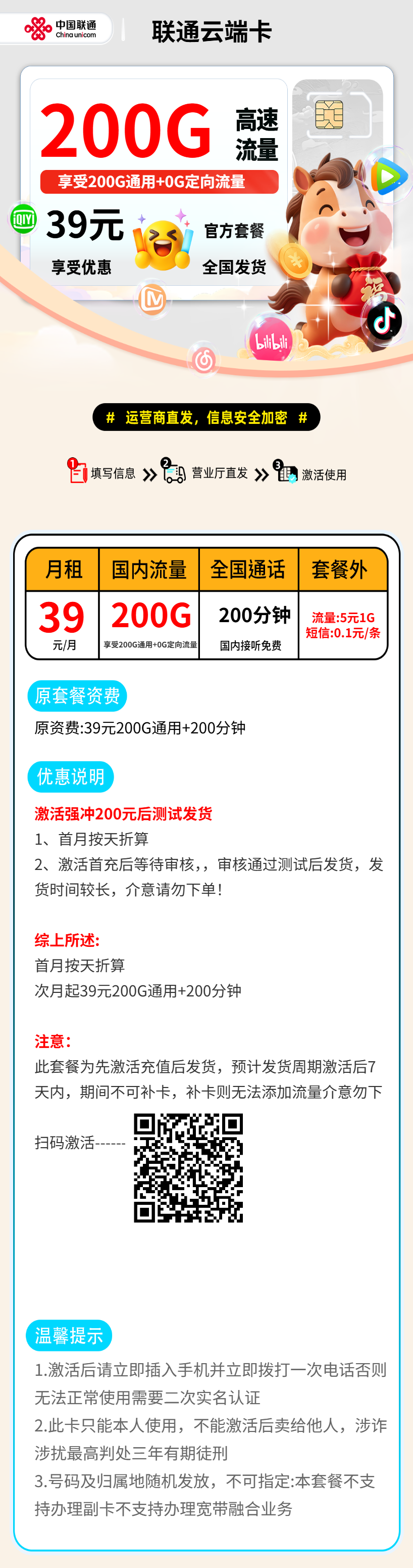联通云端卡【全国发货】 详情图 2