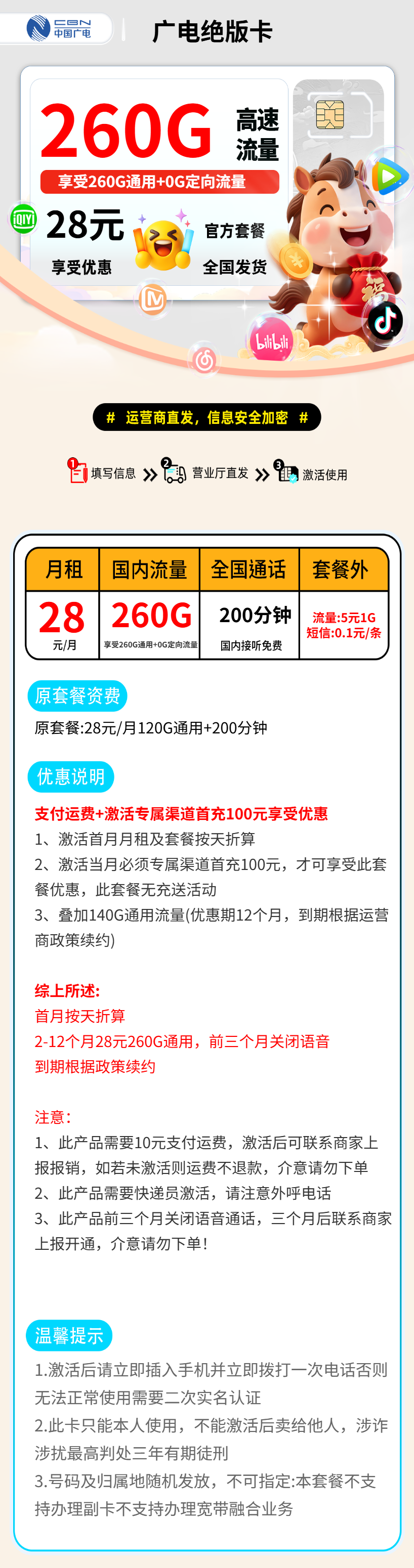 广电绝版卡【全国发货】 详情图 1